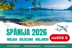 Spānija 2026 – Tava atpūta ar garšu! Latvia Tours